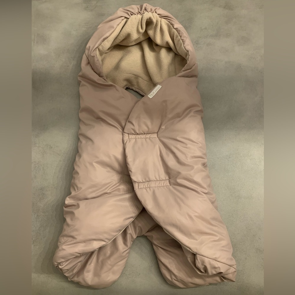 7am enfant NIDO fluffy car seat wrap size large beige color